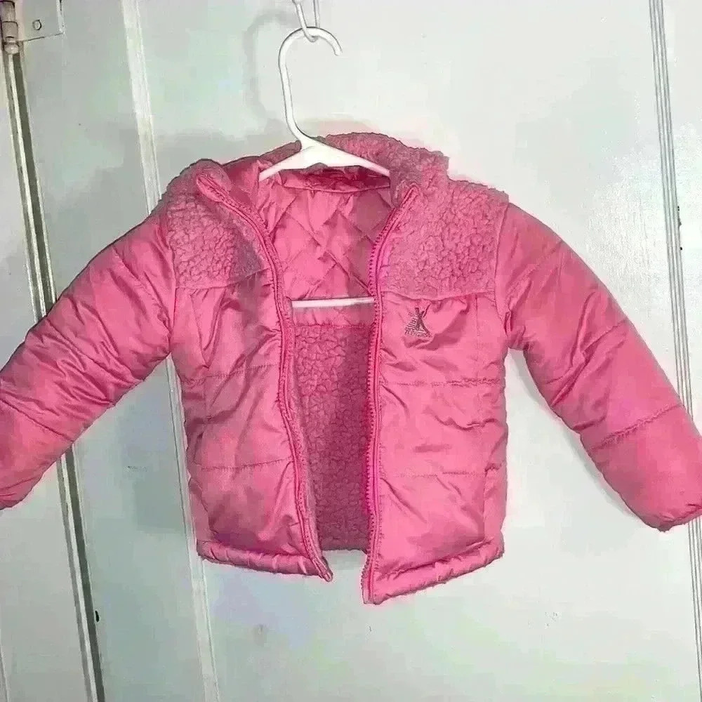 ZeroXposur Toddler Girls Heavyweight Pink Jacket Set 24 Months Reservable - Picture 3 of 4